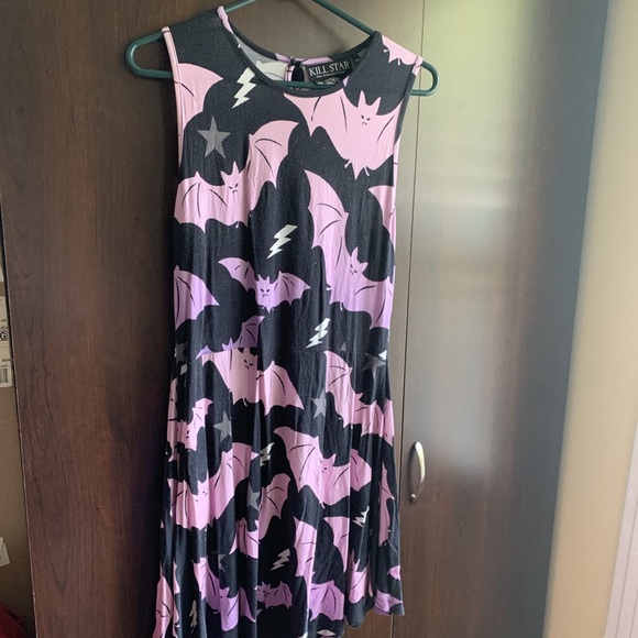 Killstar Dresses & Skirts - RARE killstar ombré bats dress pastel goth